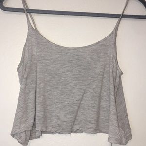 Grey crop top